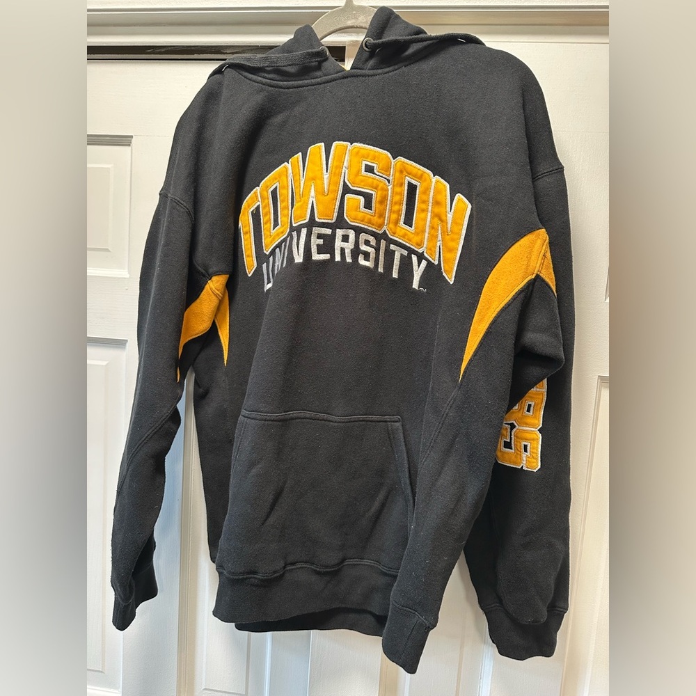 Towson University Black and Gold Hoodie